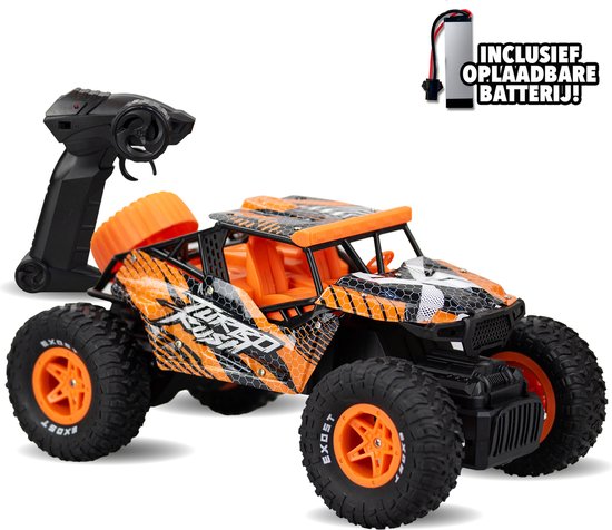 Exost RC Turbo Rush Terreinwagen 1:16 - Bestuurbare auto incl. oplaadbare batterij