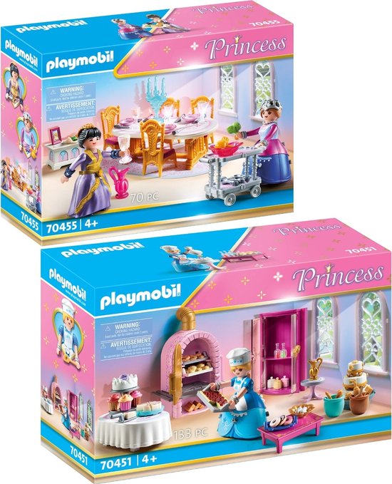 Princess 2-delig set Kasteelbakkerij + Eetzaal