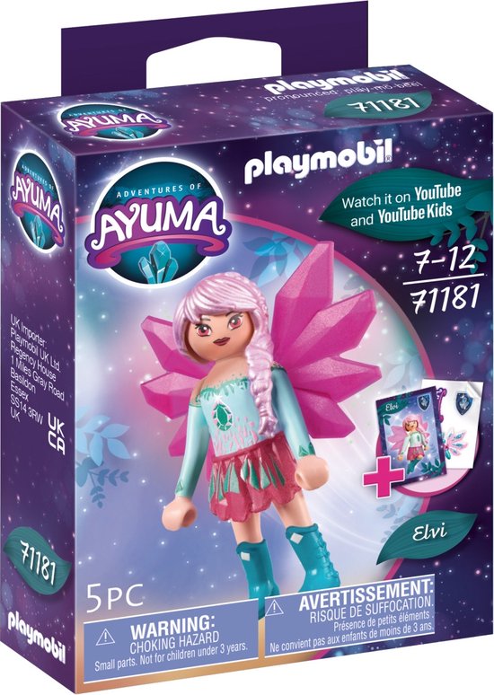 PLAYMOBIL Adventures of Ayuma Crystal Fairy Elvi - 71181