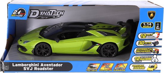 Radiografisch bestuurbare auto lamborghini 1:14 2.4g aventador neon groen