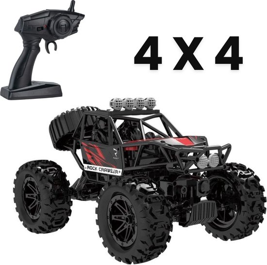 Revolt RC Auto - Afstandsbestuurbare Rock Crawler 4x4 Terreinwagen - Syma Monstertruck - USB-Oplaadbaar