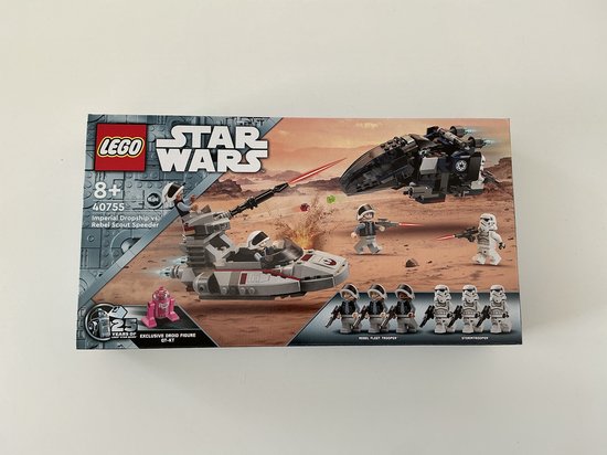 Lego Star Wars 40755 Imperial Dropship vs Rebel Scout Speeder