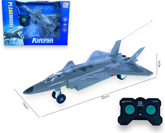 RC Aircraft - Afstand bestuurbaar straaljager F-16 - Vooruit en achteruit - Vanaf 3 jaar