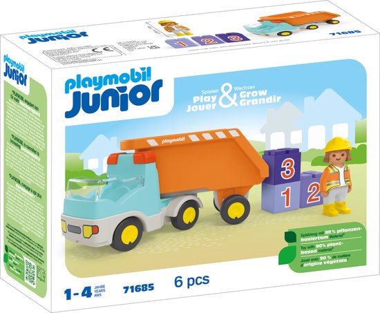 PLAYMOBIL Junior Kiepwagen - 71685