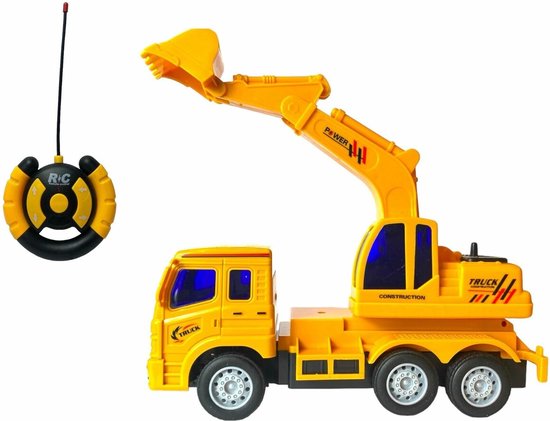 Engineering Truck - RC Graafmachine Speelgoed - bestuurbaar voertuig - afstandsbediening - 1:16