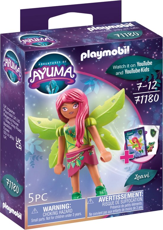 PLAYMOBIL Adventures of Ayuma Forest Fairy Leavi - 71180