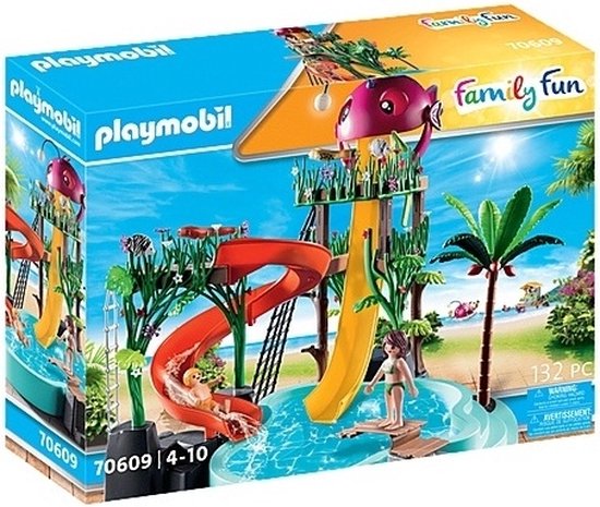 PLAYMOBIL Family Fun Waterpark met glijbanen - 70609