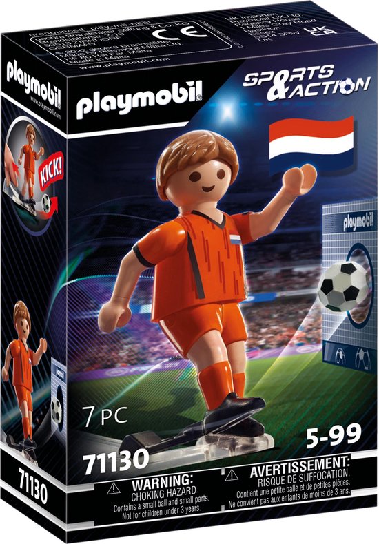 PLAYMOBIL Sports & Action Voetballer Nederland - 71130