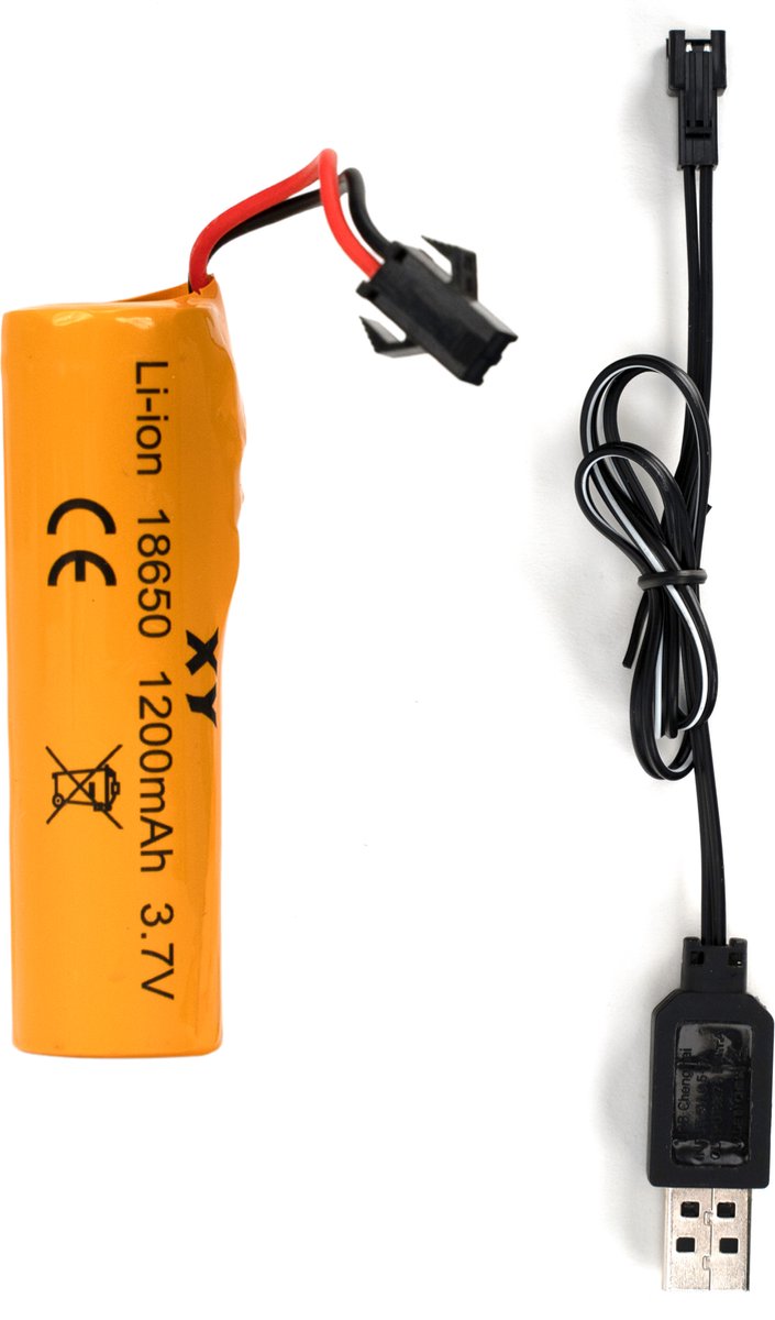 Lithium Ion 18650 3.7V 1200mAh Rechargable Battery - RC Stunt Car Extra Accu