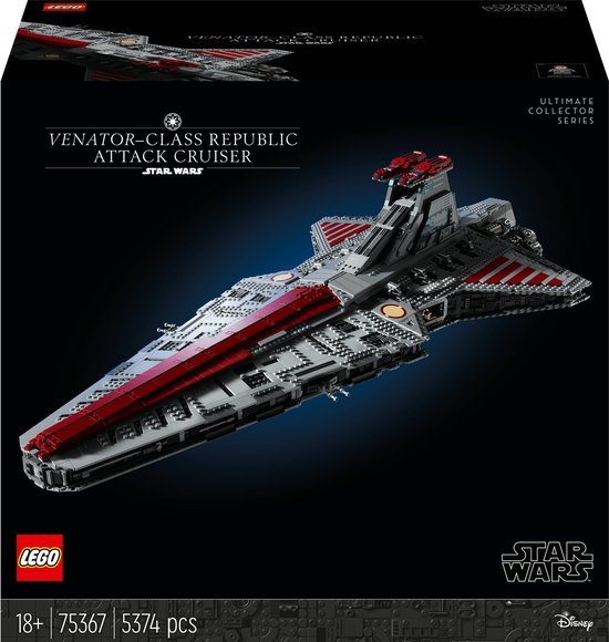 LEGO Star Wars Venator-Class Republic Attack Cruiser - 75367