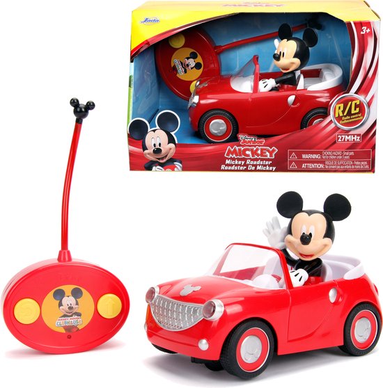 Jada Toys - Disney - RC Mickie Roadster - 19cm - 24. GHz - Bestuurbare auto