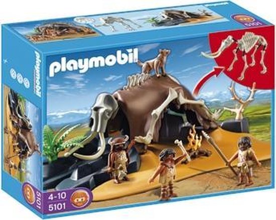 Playmobil Mamoetskelet Met Jagers - 5101