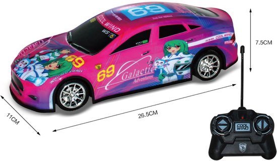 R/C telegeleide auto COOL WIND Girly 1/18 27mhz