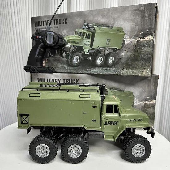 BonBonvibes off-road militaire bestuurbare wagen RC vrachtwagen Army Bestuurbare auto - Leger vrachtwagen bestuurbare auto Army bestuurbare truck