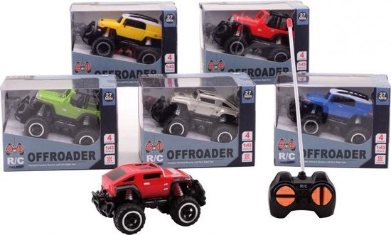 Johntoy Rc Jeep Met Afstandbediening Schaal 1:43 Groen