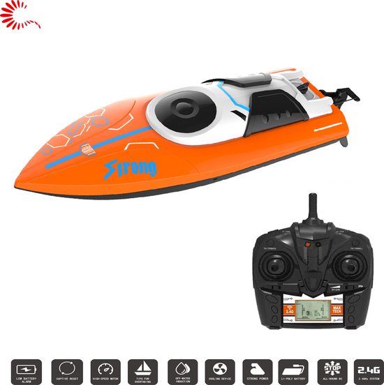 RC Race Boot - 20KM/U - Speed Boat Strong - 2.4Ghz afstand bestuurbaar - TKKJ H123