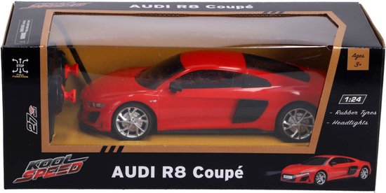 Kool Speed Rc Audi R8 CoupÉ 1:24 + Licht Rood