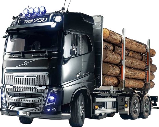 Tamiya 56360 Volvo FH16 Globtrotter 750 6x4 Timber Truck 1:14 Elektro RC truck Bouwpakket