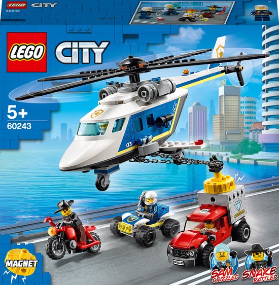 LEGO Achtervolging met politiehelikopter - 60243