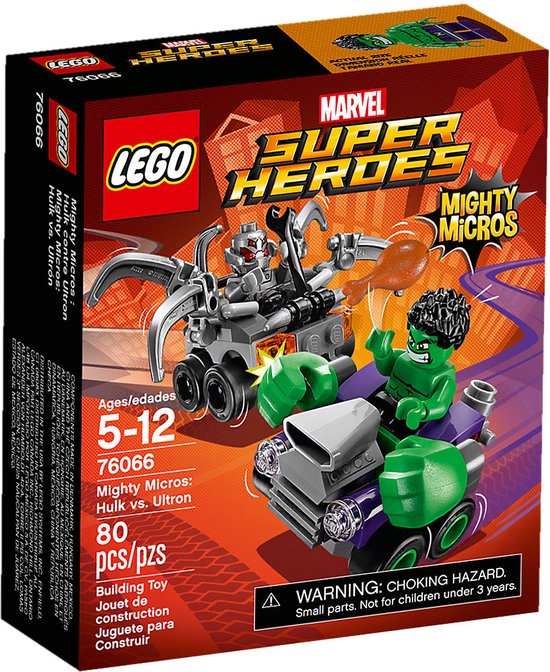 LEGO Super Heroes Mighty Micros Hulk vs. Ultron - 76066