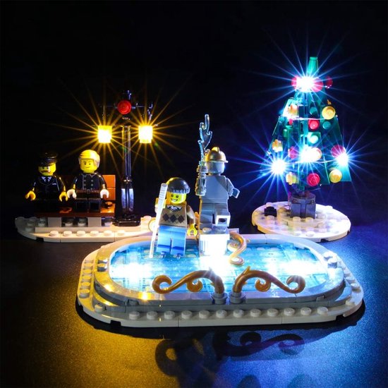 LED Verlichtingsset Voor LEGO Creator Winter Village Brandweerkazerne - Compatibel Met LEGO 10263 Bouwstenenmodel