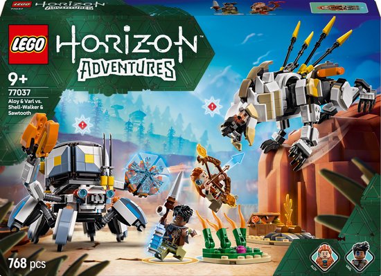 LEGO® Horizon Adventures™ Aloy en Varl vs. Shell-Walker en Sawtooth - 77037