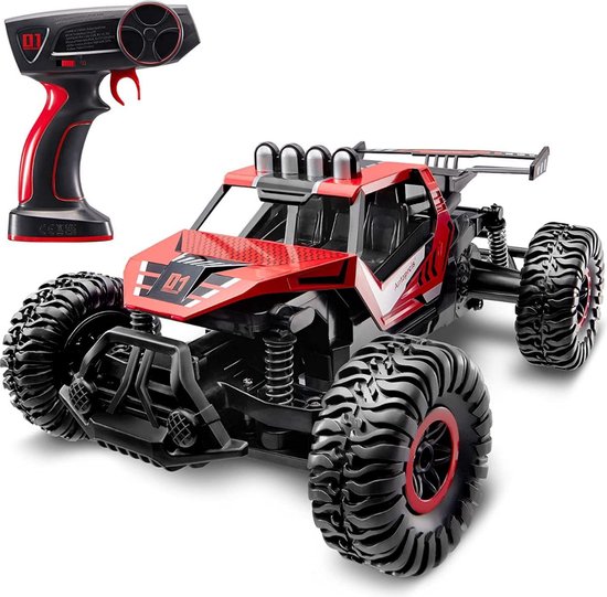 Bestuurbare Race Auto - RC afstandsbediening auto speelgoed voor kinderen vanaf 5 jaar, 2,4 GHz drift race snelle auto, 1:16 snelle vrachtwagen Crawler speelgoed cadeau met 50 minuten speeltijd voor beginners