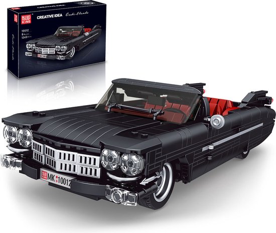 Mould King 10012 - Cadillac Eldorado - is compatibel met het bekende merk - 1245 onderdelen - Bouwset