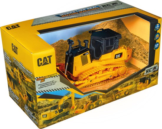 1:35 Carrera RC CAT D7E Track Type Tractor (B/O) - CAT 336 Graafmachine RC Model Kant en Klaar