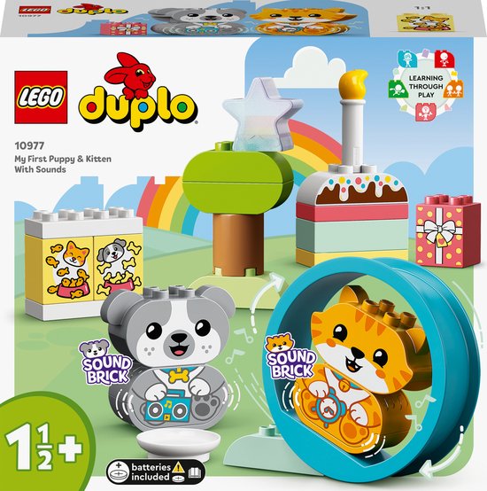 LEGO DUPLO Mijn eerste Puppy en Kitten met geluid - 10977