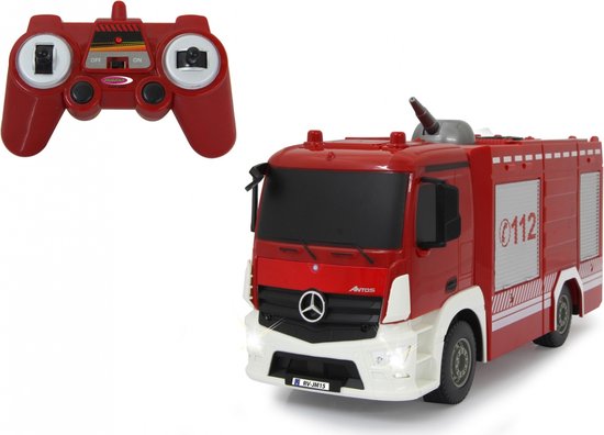 Jamara Brandweerwagen Rc Mercedes-benz Antos 29 Cm 1:26 Rood