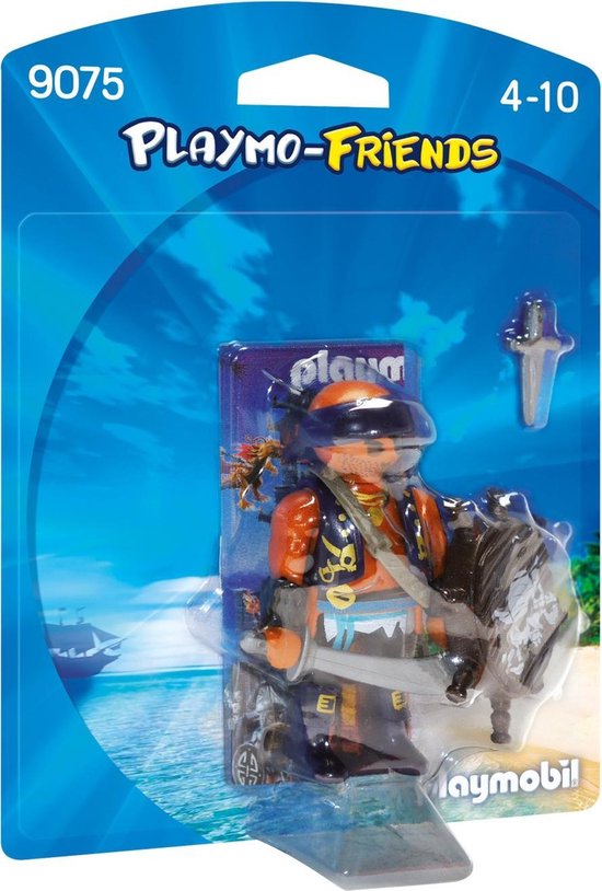 PLAYMOBIL Piraat met schild  - 9075