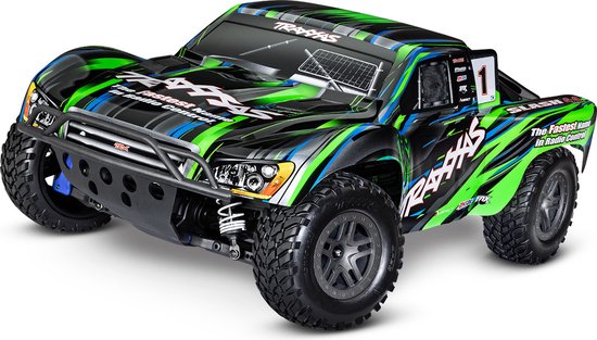 Traxxas SLASH 4X4 BL-2S BRUSHLESS 1/10 SCALE 4WD SHORT COURSE TRUCK TQ 2.4GHZ - GREEN TRX68154-4GRN