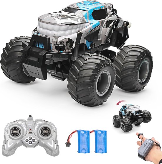 Afstand bestuurbare monstertruck voor kinderen met 360° draaibare drift en coole lichten