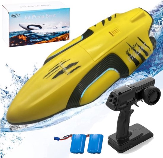 Hoshi N512 S2 RC Speedboot - Dubbele Jet, LED, 20km/u