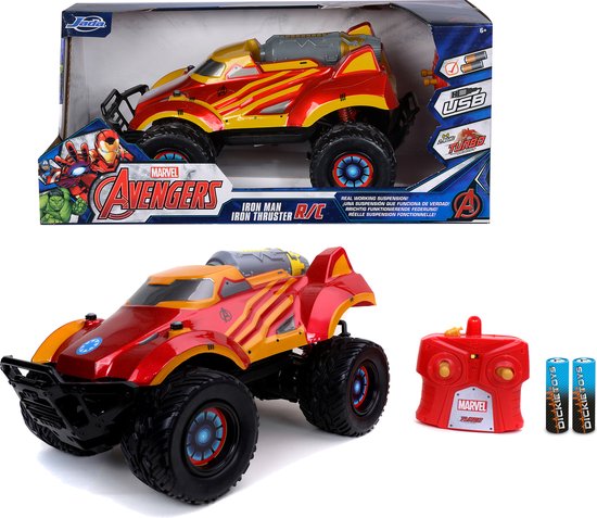 JADA TOYS 253228002 Marvel RC Iron Thruster 1:14 RC auto Elektro Straatmodel Incl. batterijen