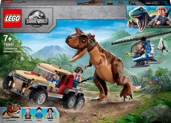 LEGO Jurassic World Achtervolging van Dinosaurus Carnotaurus - 76941