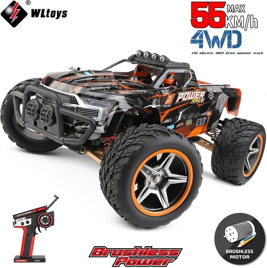 Wltoys 104018 - Snelle RC Auto met Brushless Motor - RC Voertuig Volwassenen - Off Road Buggy - Radiografisch Bestuurbare Terreinwagen