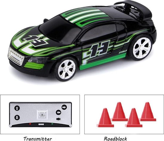 DrPhone TinyCars2  - 1:58 Bluetooth R/C Racer 2.4Ghz Besturing tot 30 meter - 20 KM/H -  Bestuurbare Auto voor IOS / Android - Explorer