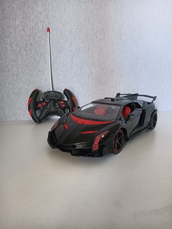 rc auto Radiografische voertuigen de auto heeft een accu en led koplampen bestuurbare auto sport auto supercar