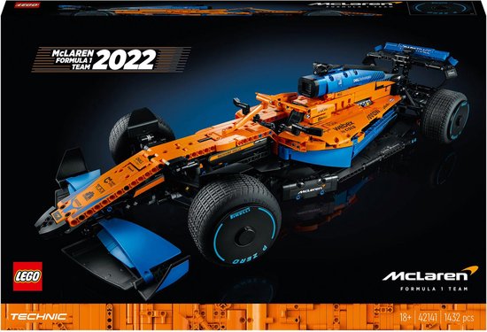 LEGO Technic McLaren Formule 1 2022 Racewagen Set voor Volwassenen - 42141