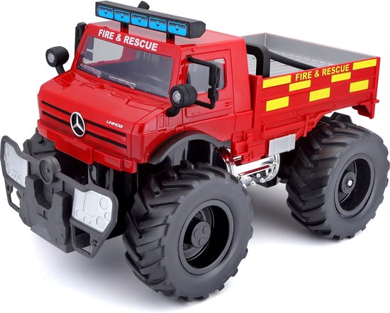 Maisto Rc Vrachtwagen Mercedes Benz Unimog U5023 1:16 Rood