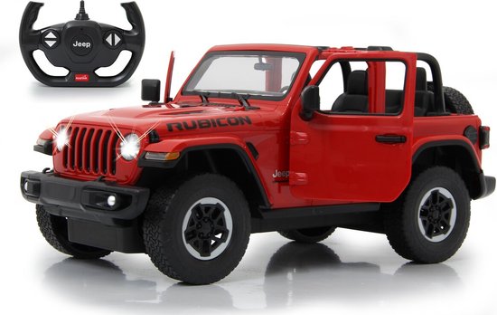 1:14 Jamara 405179 RC Auto Jeep Wrangler JL - Rood - 2,4GHz RC Model Kant en Klaar