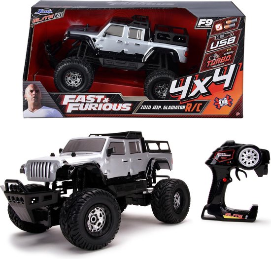 JADA TOYS 253209005 Fast&Furious RC Jeep Gladiator 4x4 1:12 1:12 RC auto Elektro Terreinwagen 4WD Incl. batterijen