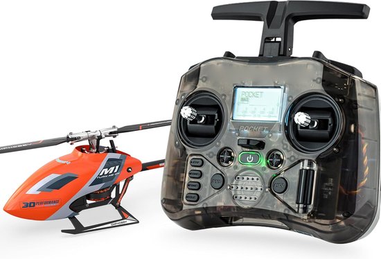 Mini 3D RC Helicopter met Dual Brushless Motors - 6 Kanaals RTF Helikopter voor Volwassenen - Directe Aandrijving - Pocket Afstandsbediening - Radiografisch Vliegtuig - Speelgoed voor Buiten