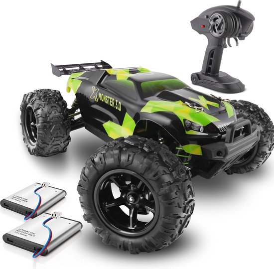 RC Auto voor Kinderen - 45 km/u, 1:18 Schaal, 4x4 Aandrijving, 100m Bereik, 40 min Speeltijd, Onafhankelijke Vering, TUV Gecertificeerd, Ideaal Cadeau