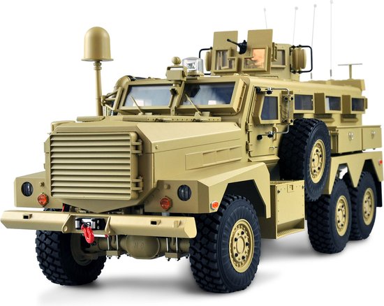 Amewi US-Miltitärfahrzeug MRAP 6x6 1:12 RTR, Licht, Sound &