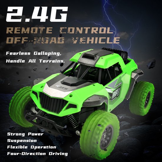 R/C 1/18 telegeleide Strand buggy STORM 12km/u, 2.4ghz