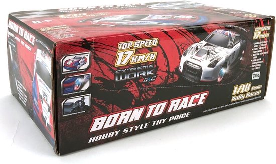 Born to Race - Extreme Work - RC Raceauto met Licht - 1:18