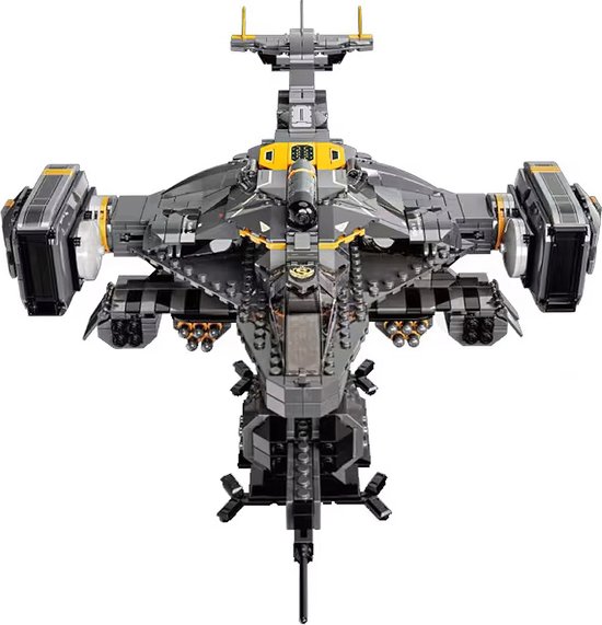 Zhe Gao - Space Falcon Wars Champions | Nasa millennium icons star speed spaceship | Classic creator STEM speelgoed | Technic bouwpakket | Ruimtevaarder modelbouw voor kinderen en volwassenen | 906 bouwstenen (compatibel met Mould King of lego stenen